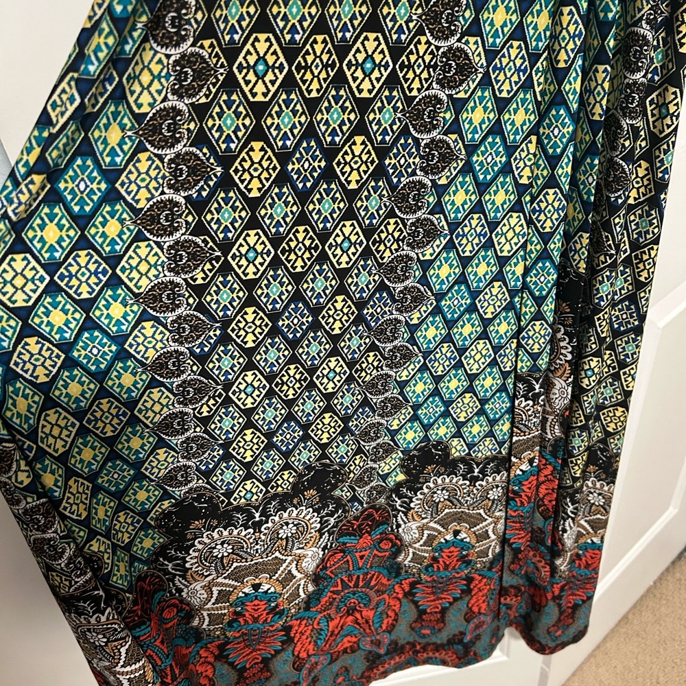 Tua Multicolor Long Sleeve Maxi Dress - Picture 5 of 5